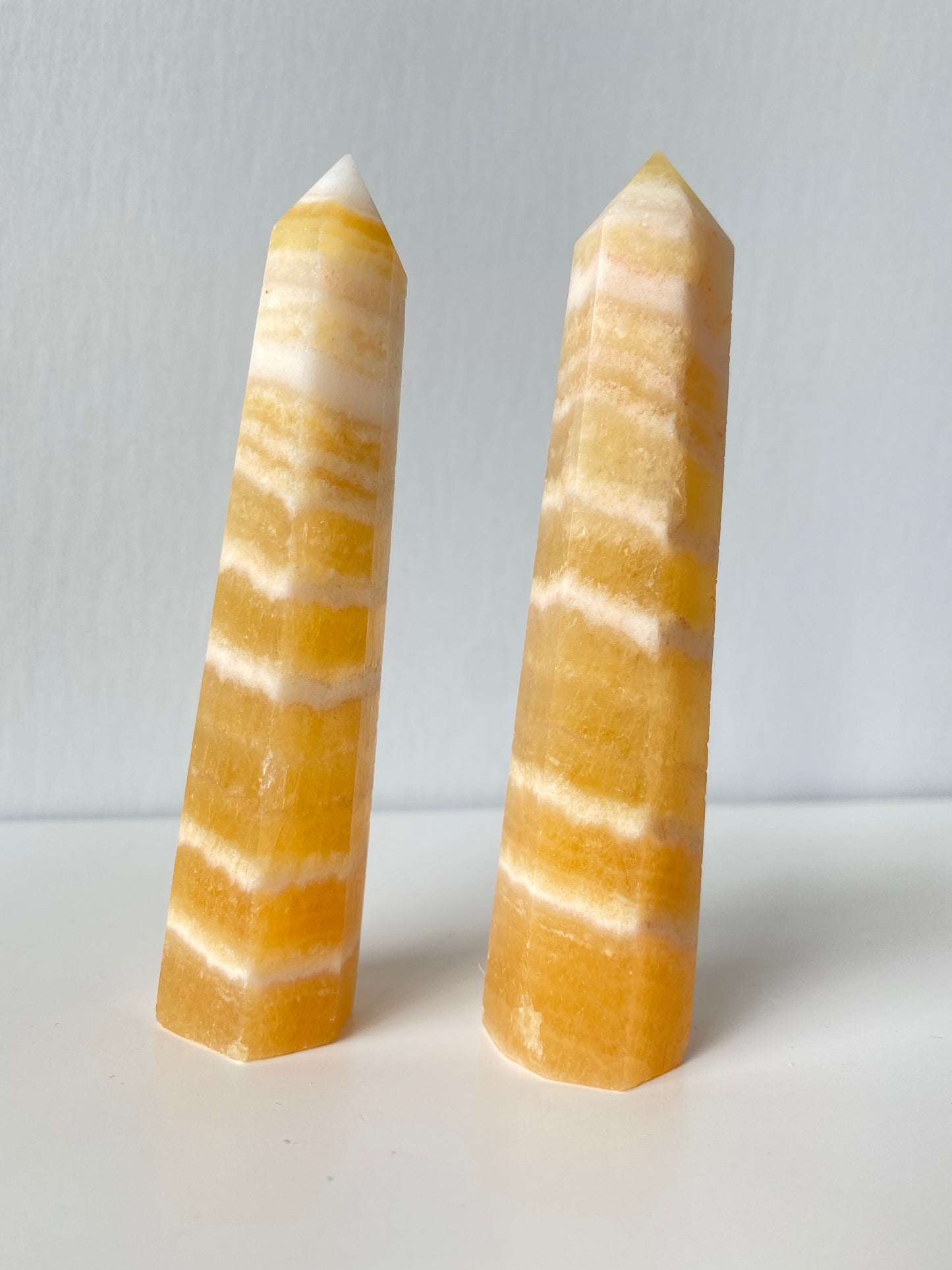 Orange Calcite Tower