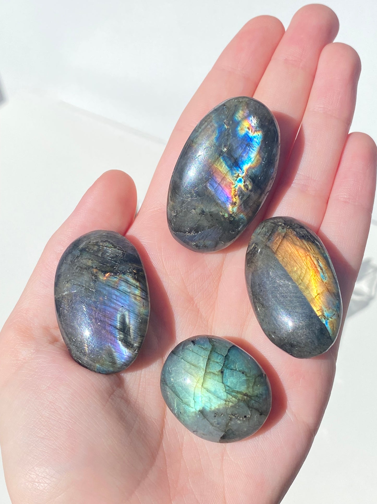 Labradorite Palm Stone