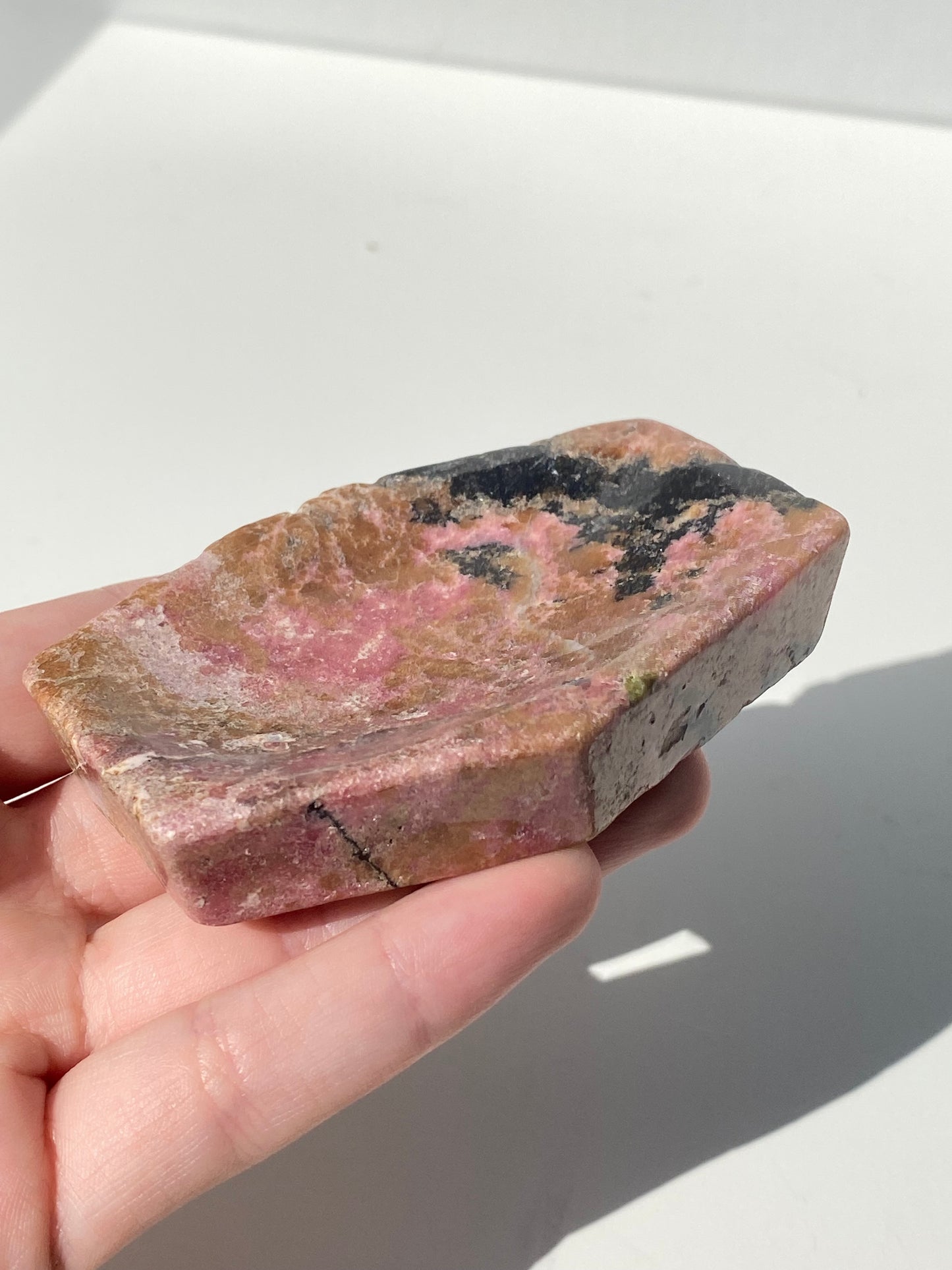 Rhodonite Coffin Dish