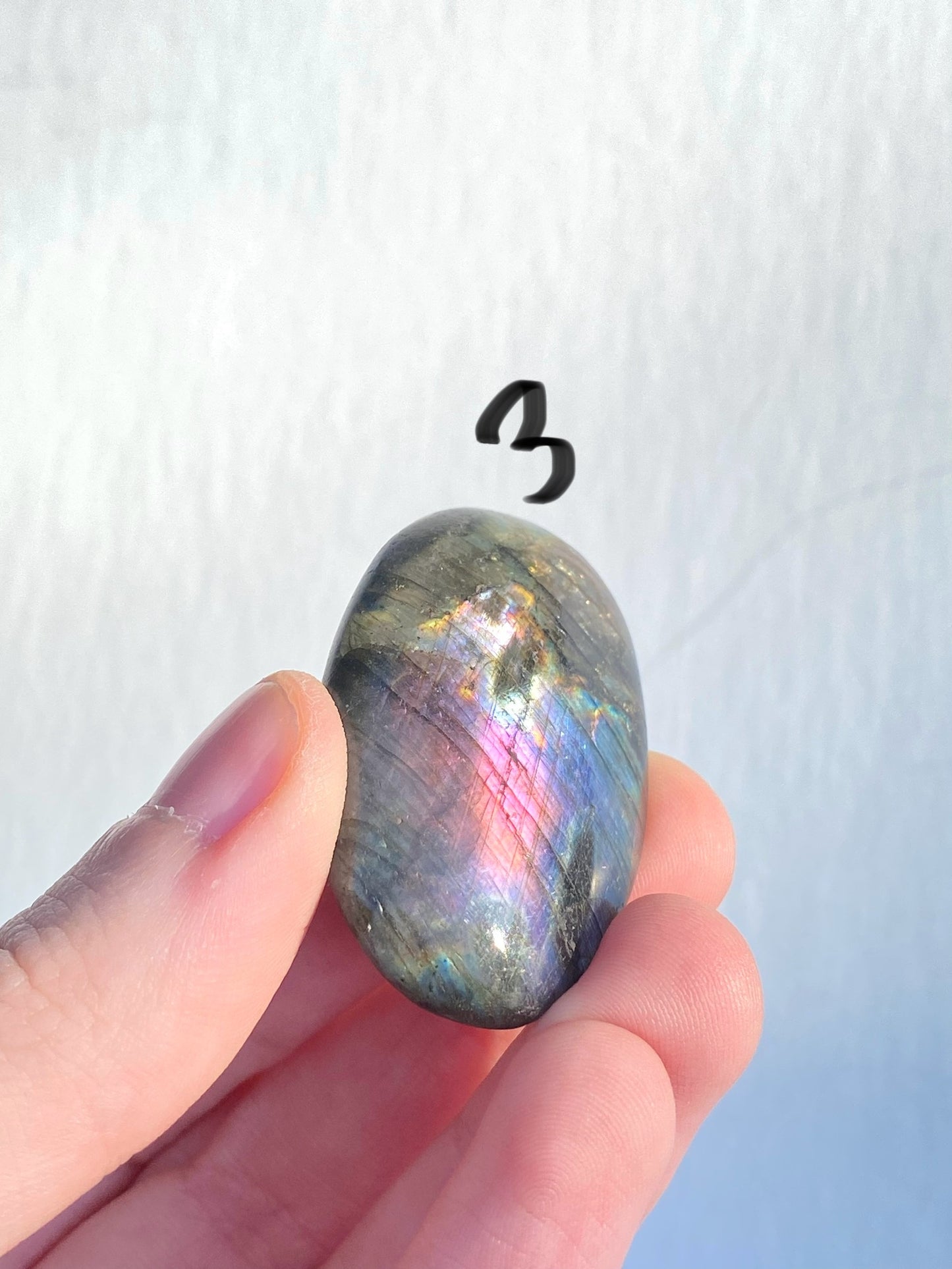 Labradorite Palm Stone