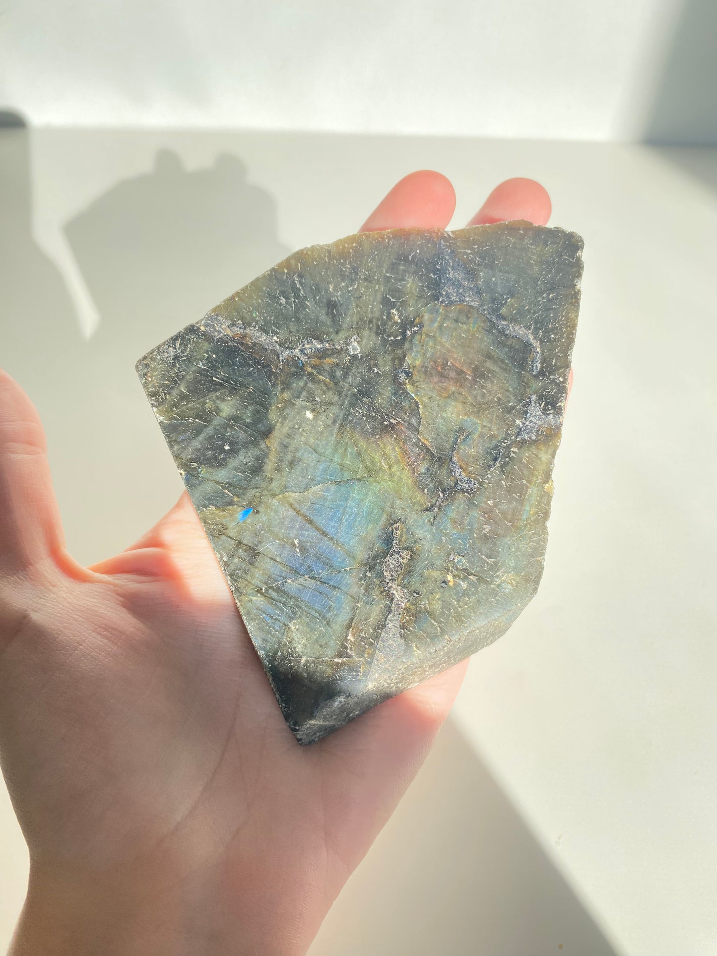 Raw Labradorite Slab