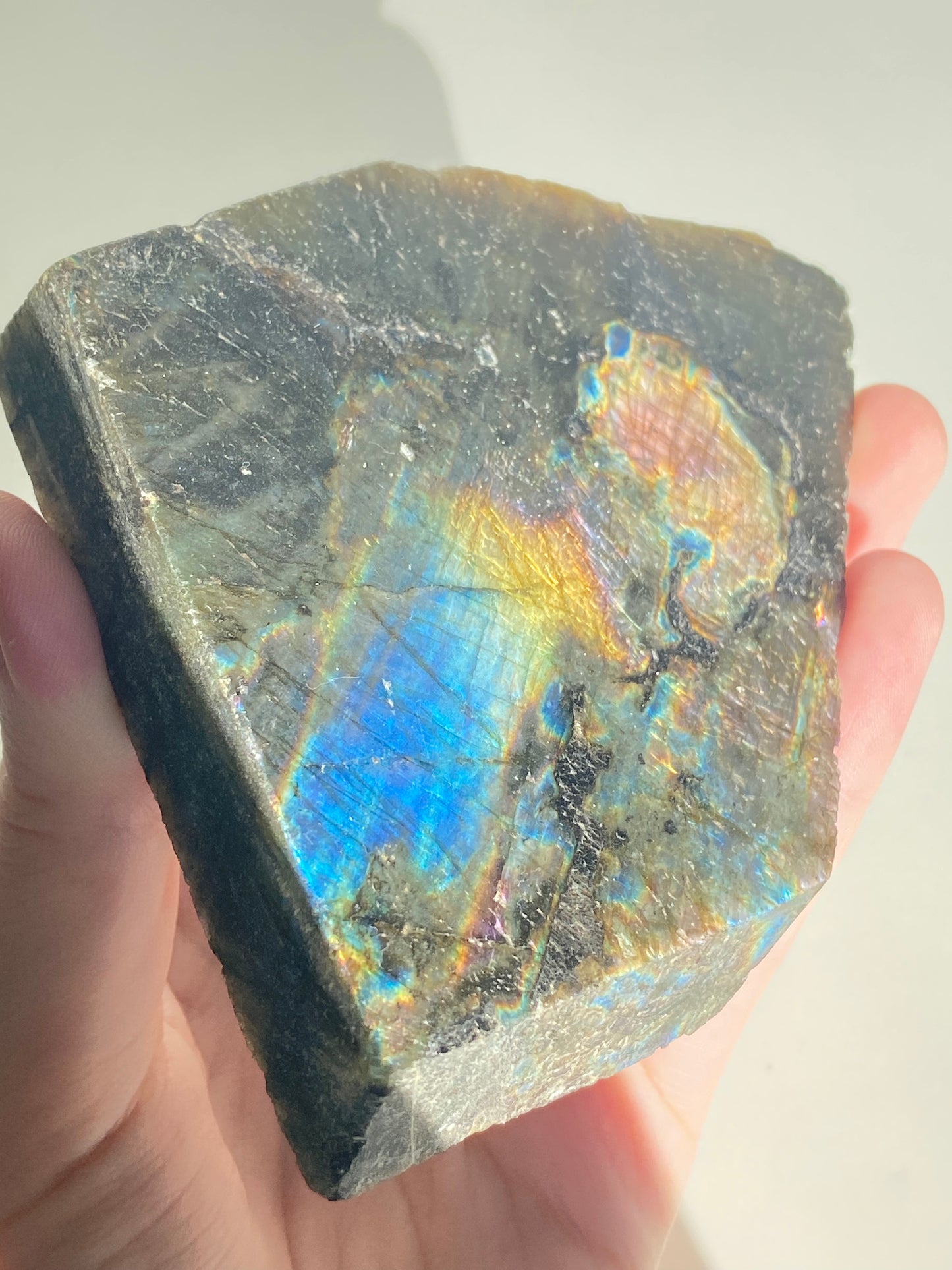 Raw Labradorite Slab