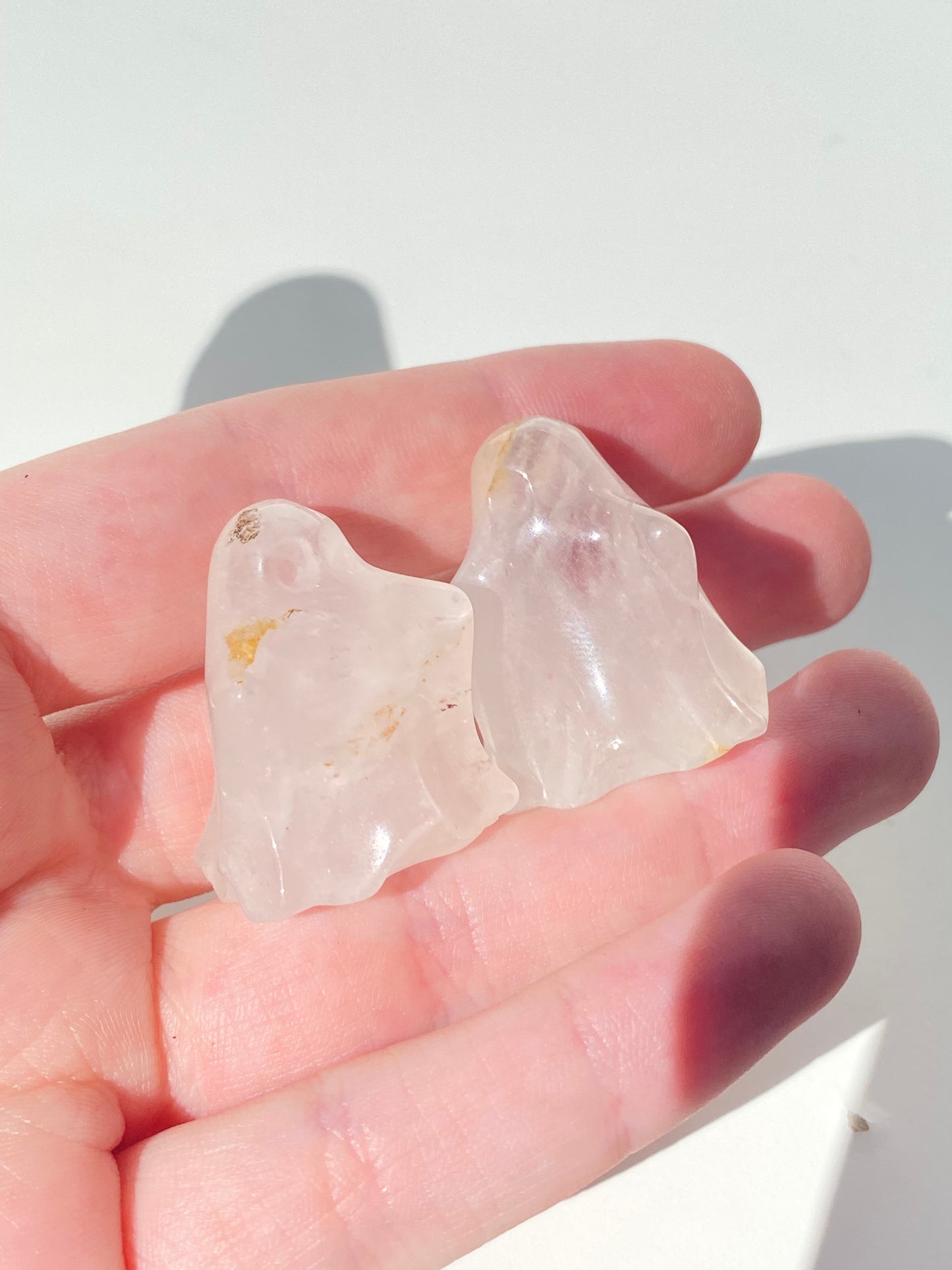 Mini Clear Quartz Ghost