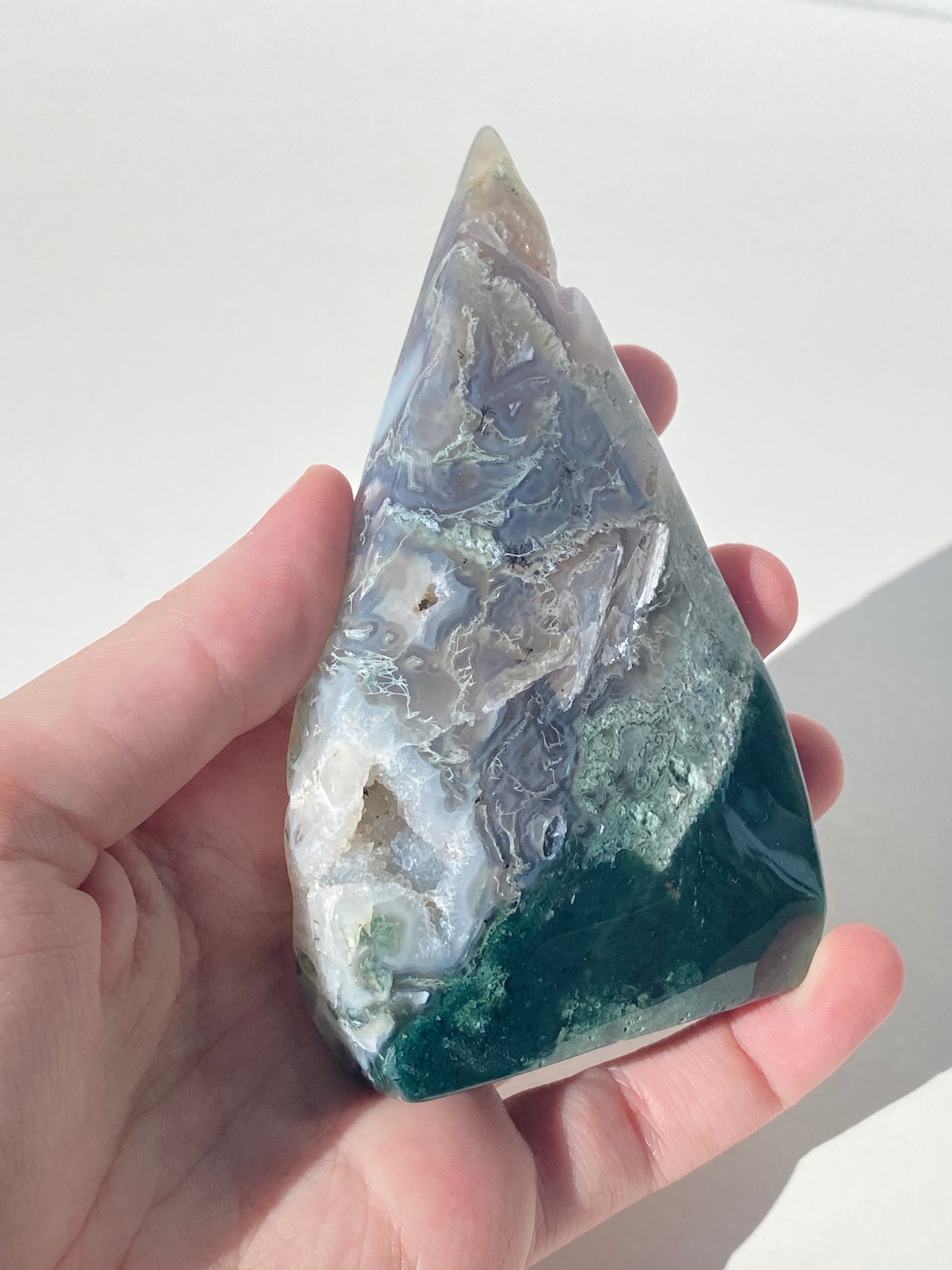 Moss Agate Flame