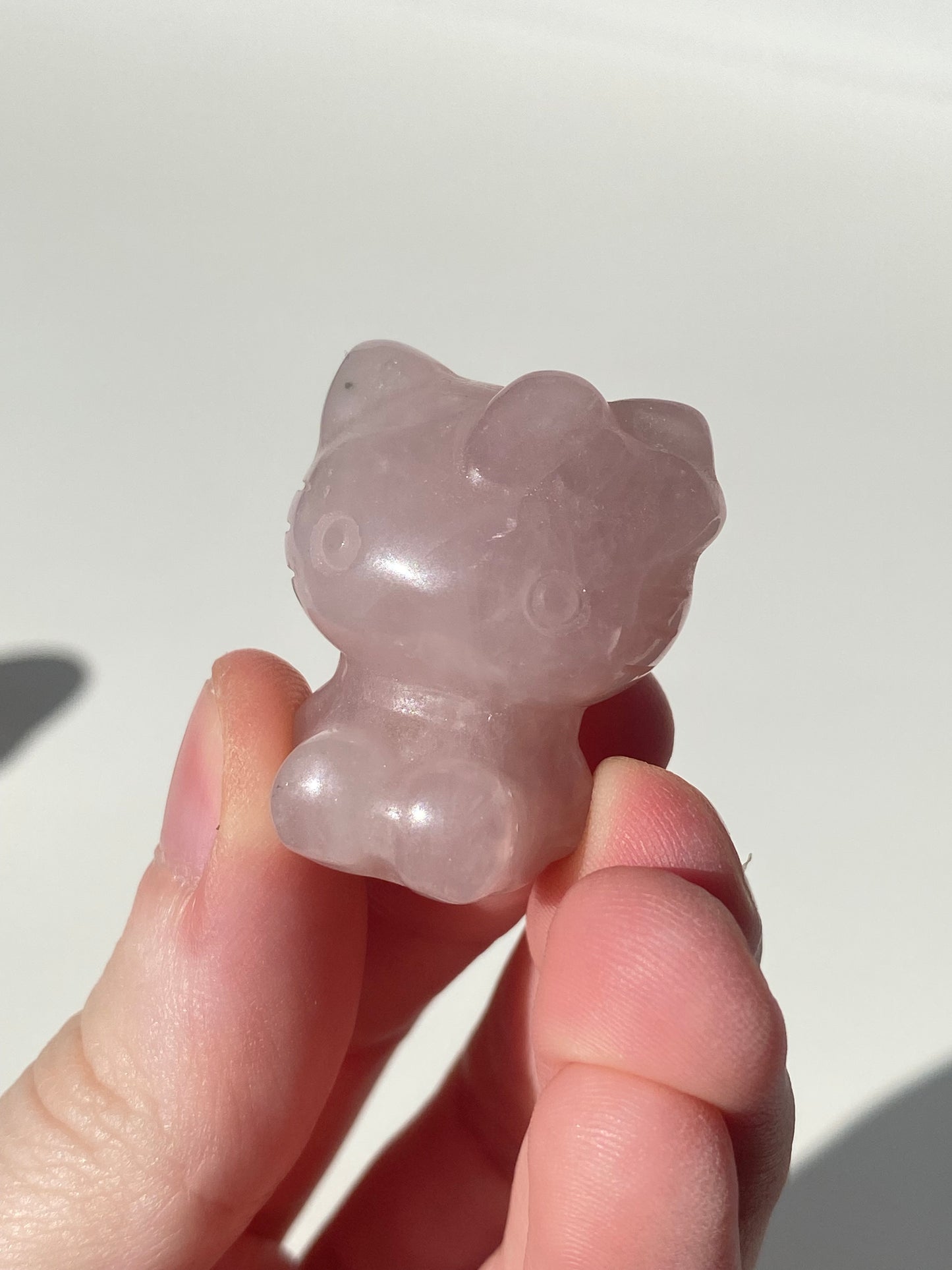 Mini Rose Quartz Kitty