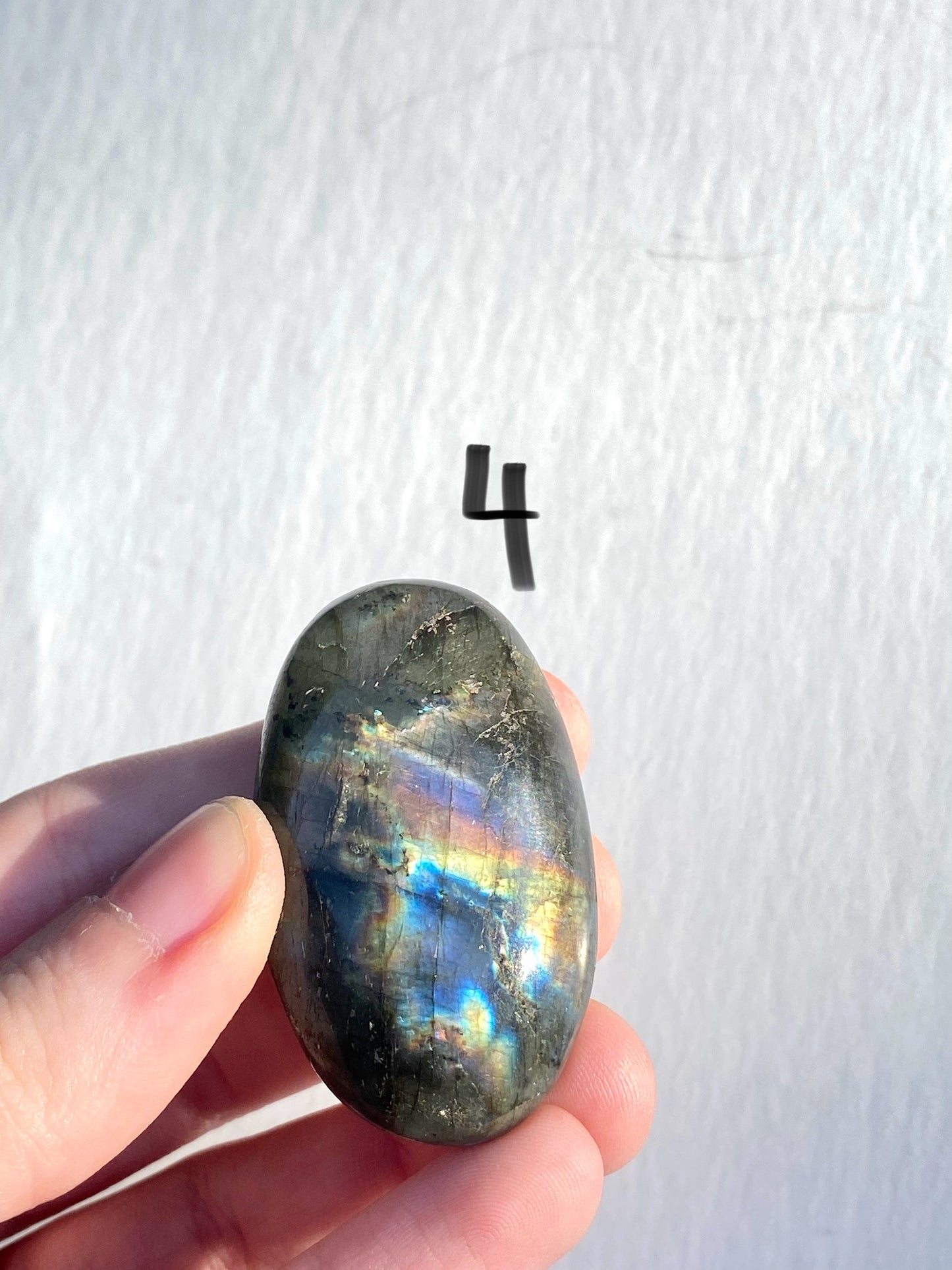 Labradorite Palm Stone