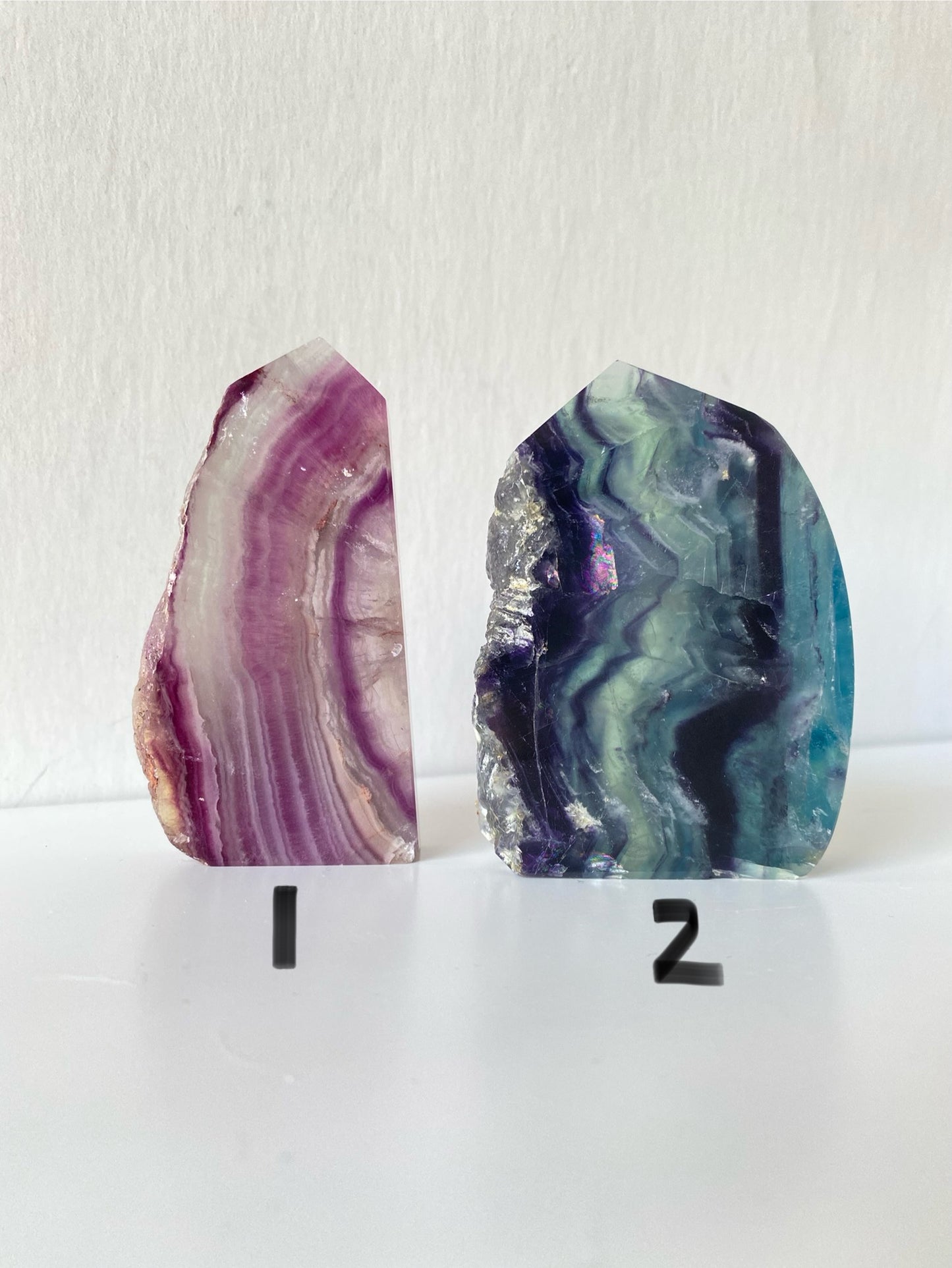 Raw Rainbow Fluorite Tower