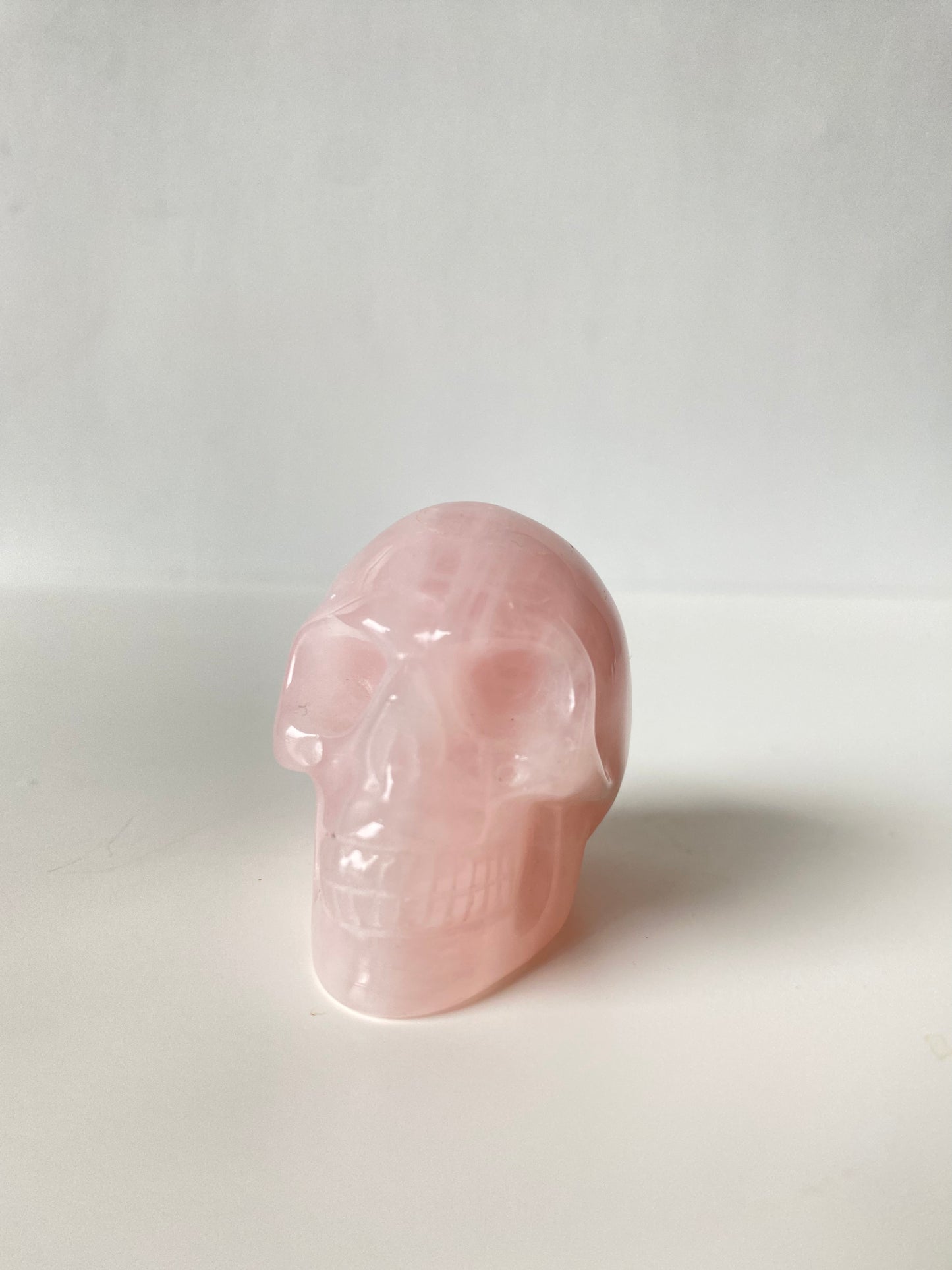 Rose Quartz Skull