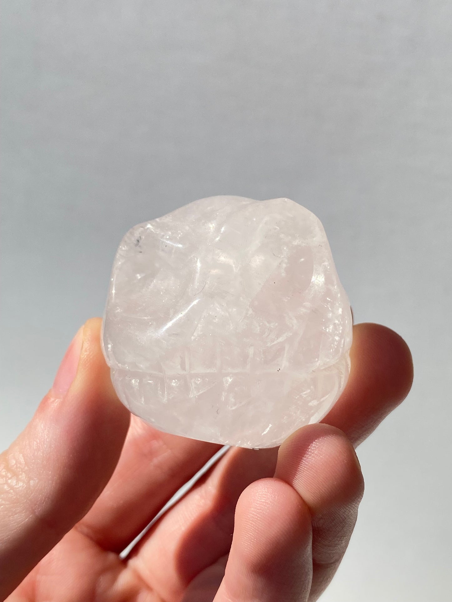 Clear Quartz Jack Skull