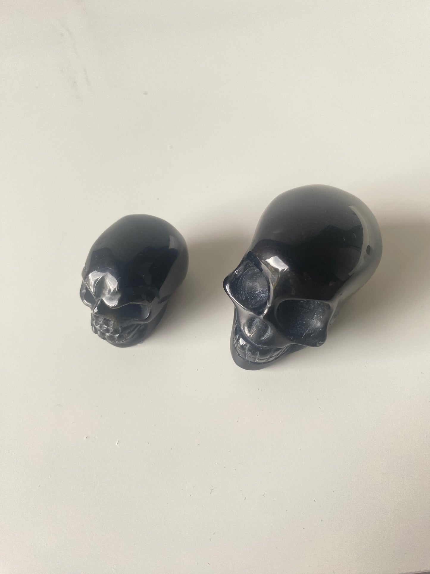 Black Obsidian Skull