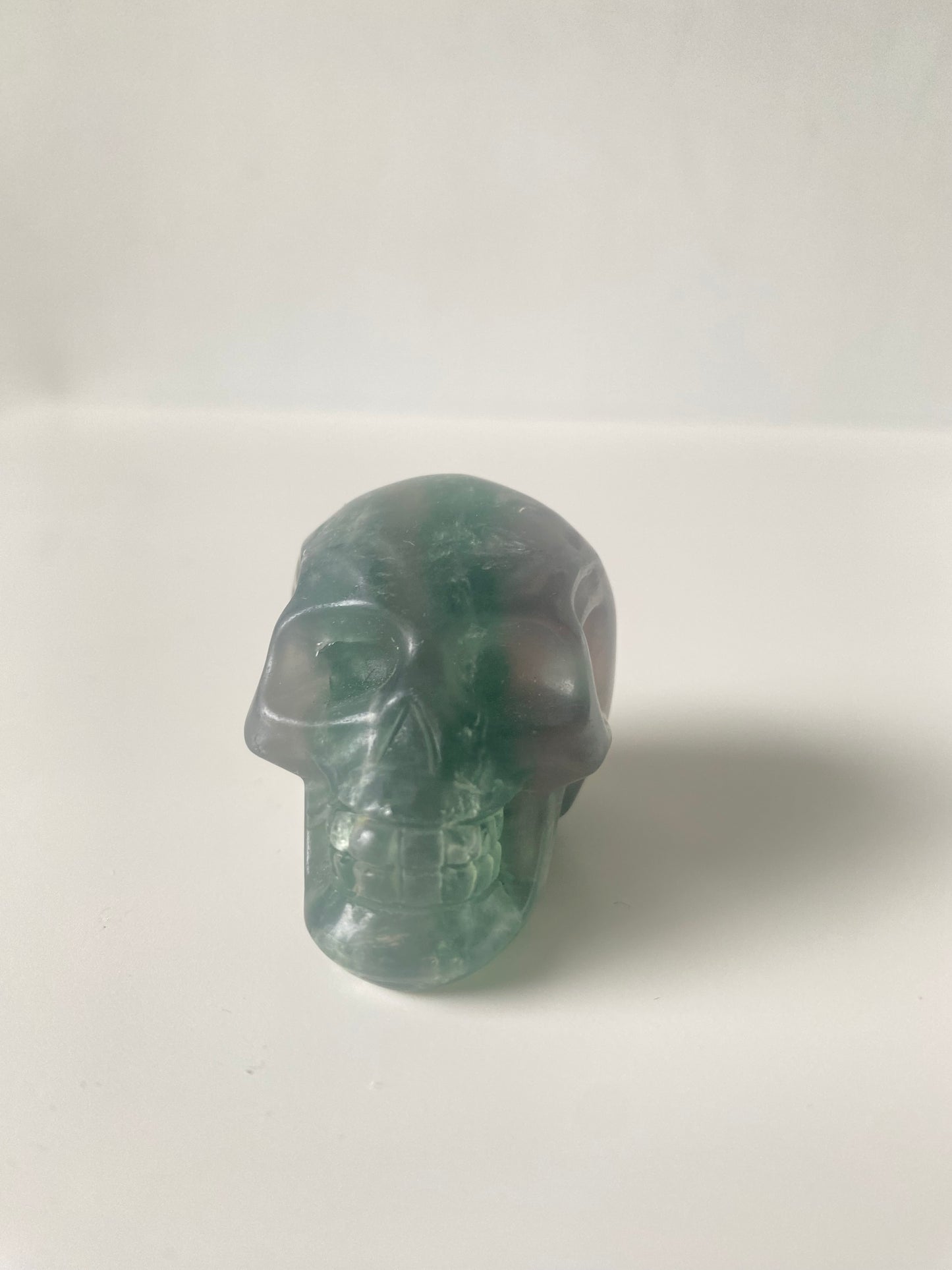 Rainbow Fluorite Skull