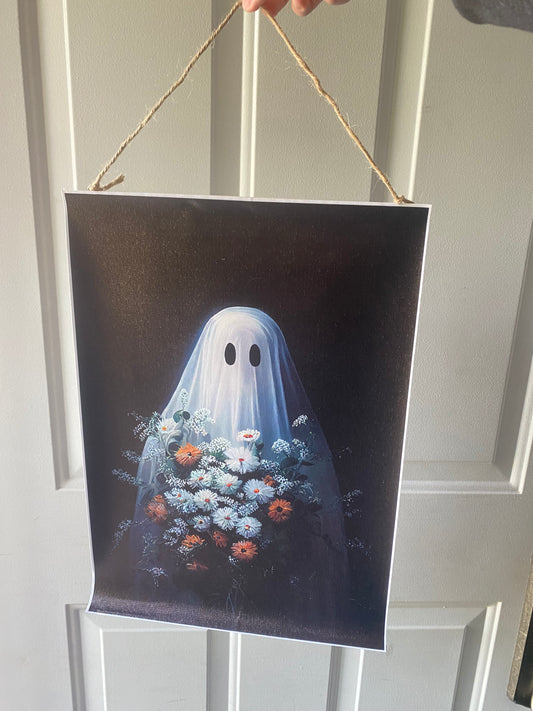 Ghost Bouquet Poster