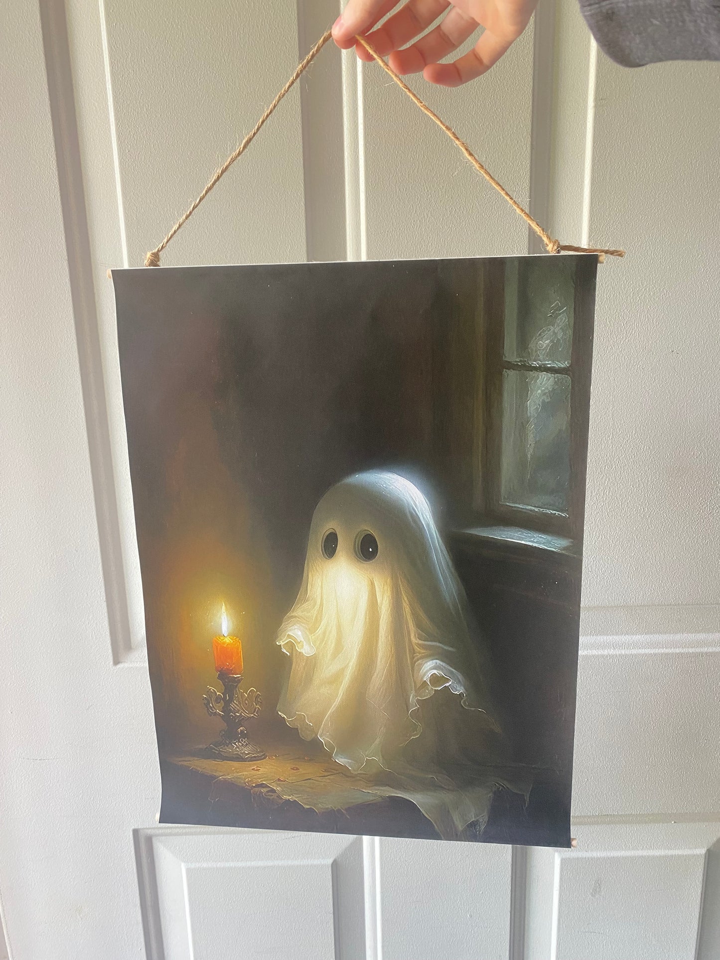 Ghost Candle Light Poster