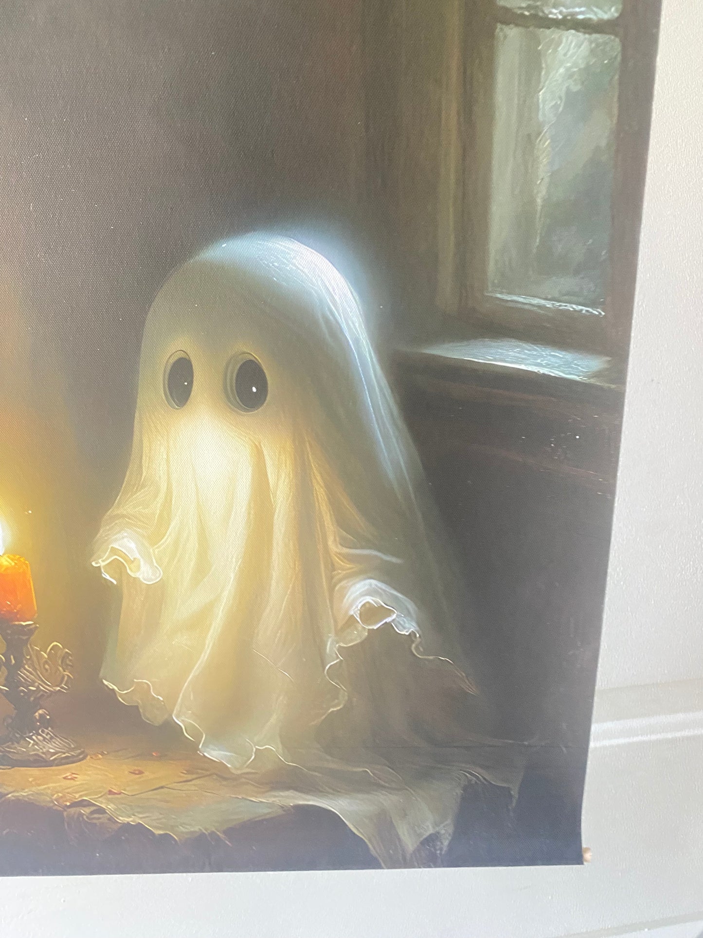 Ghost Candle Light Poster