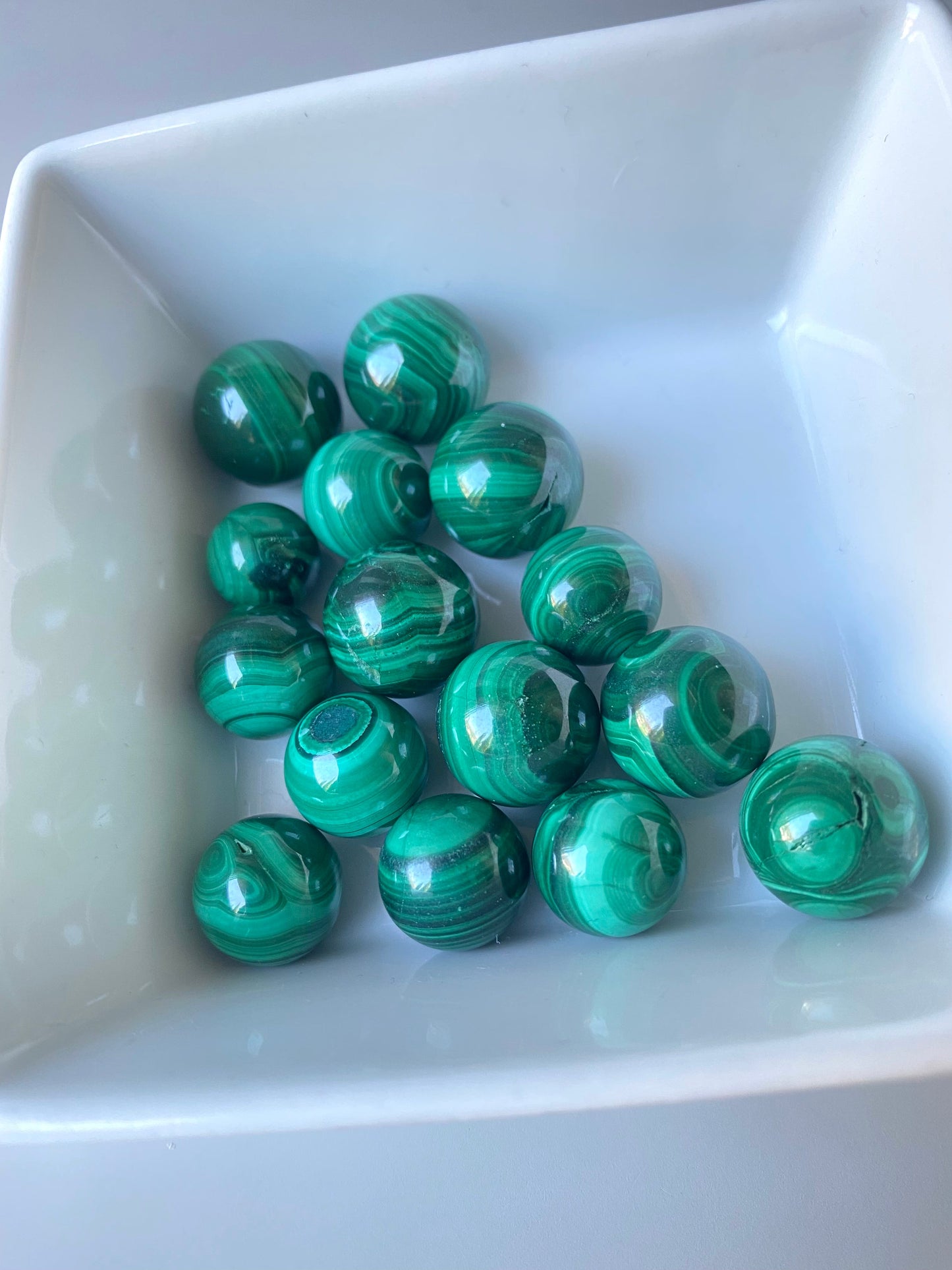 Mini Malachite Sphere