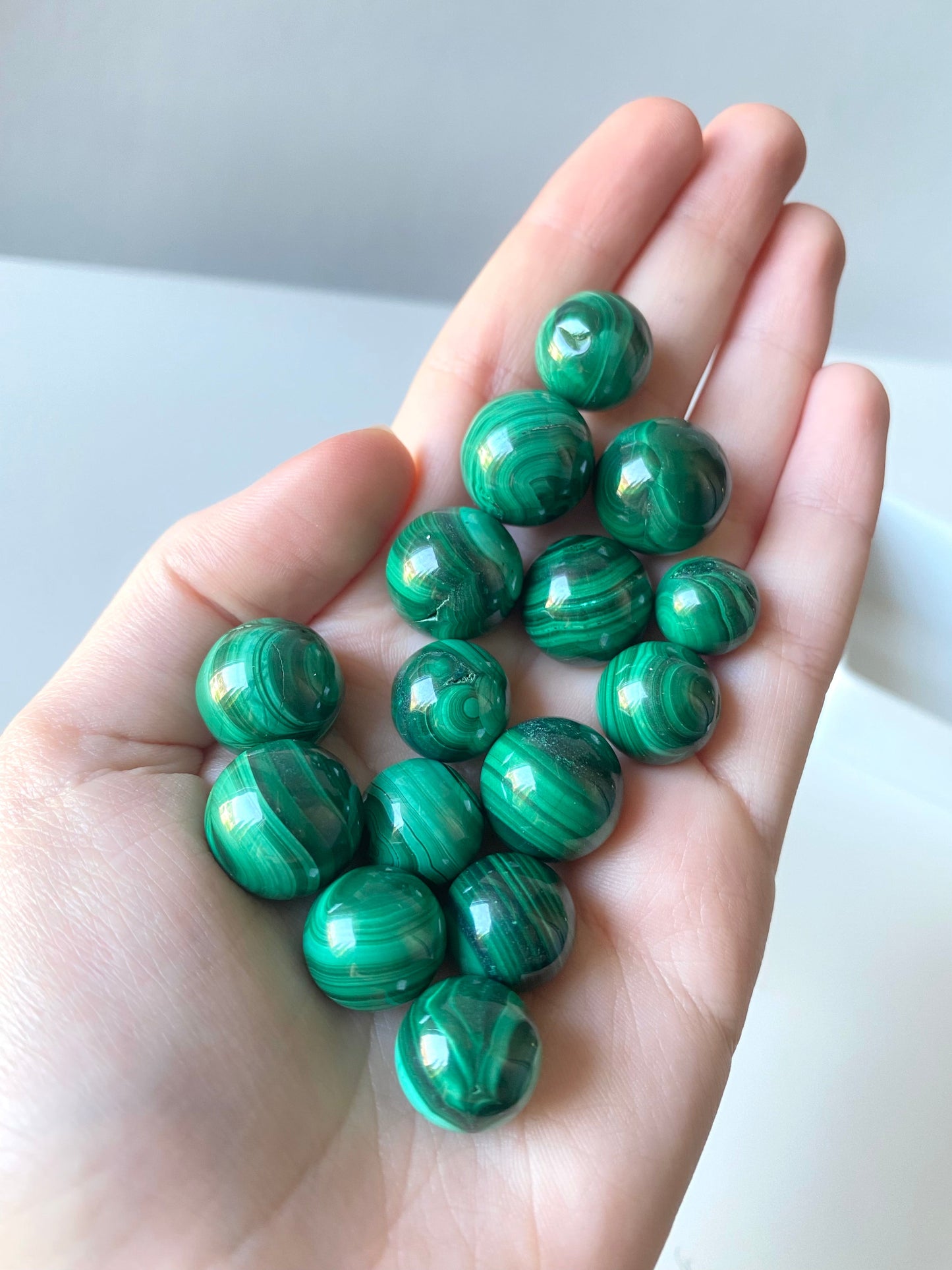 Mini Malachite Sphere