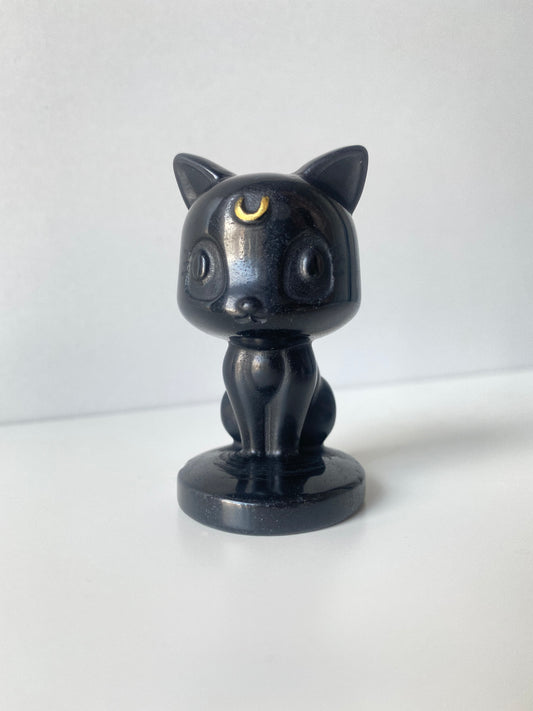 Black Obsidian Cat