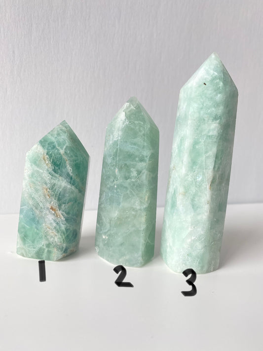 XL Green Fluorite Tower