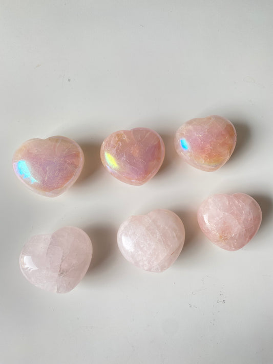 Aura & Rose Quartz Heart