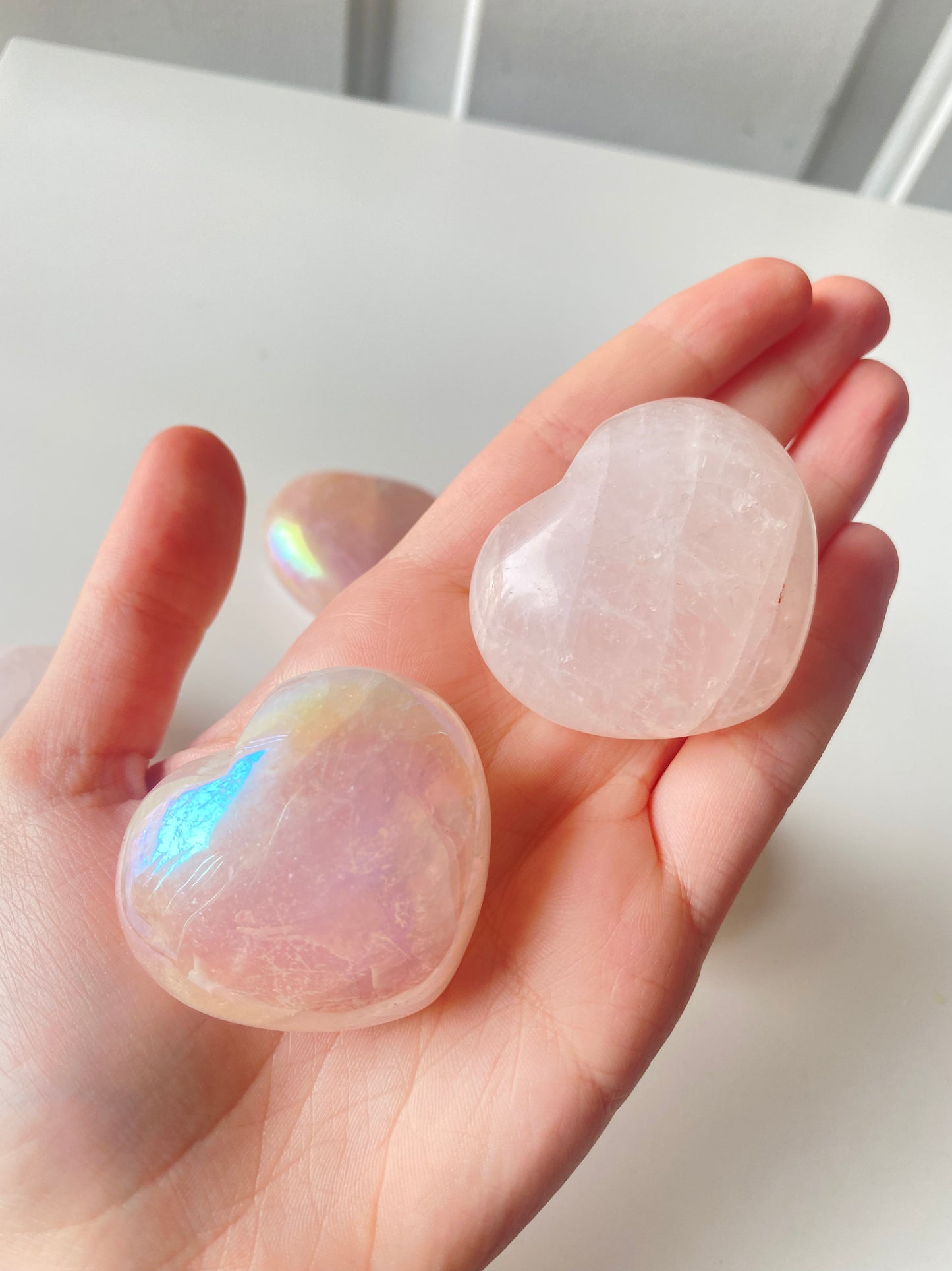 Aura & Rose Quartz Heart